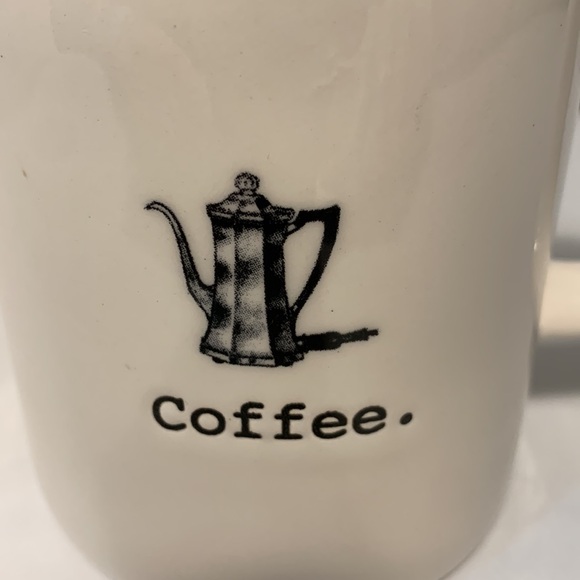 Rae Dunn Coffee Mug with picture of a coffee pot. In great condition. - Picture 2 of 7